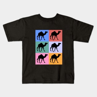 Camel Vintage Art Kids T-Shirt